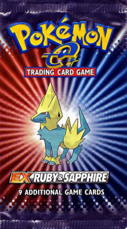 Pokemon EX Ruby Sapphire Booster Pack 9 Cards Pokemon USA - ToyWiz