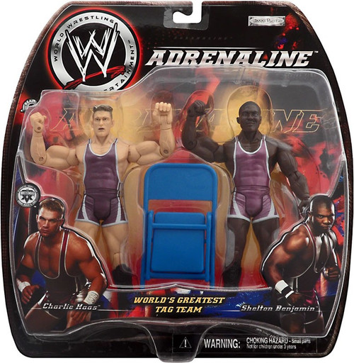 WWE Wrestling Adrenaline Series 5 Charlie Haas Shelton Benjamin