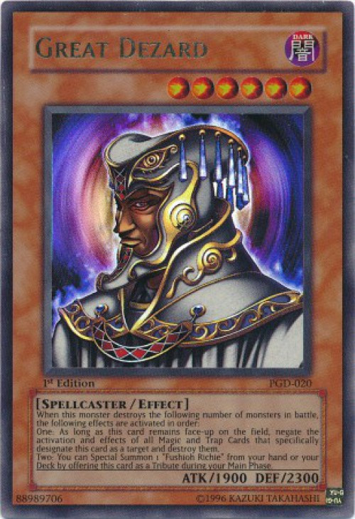 YuGiOh Pharaonic Guardian Single Card Ultra Rare Great Dezard PGD