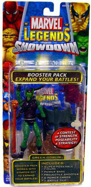 marvel legends booster box Year 2005 Showdown Battle Pack 4 Inch Figure an Extended Art Commander card Marvel Super Heroes - Collector