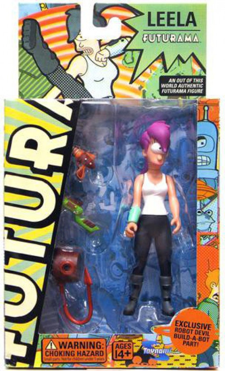 Futurama Build-a-Bot Series 2 Leela Action Figure Toynami - ToyWiz