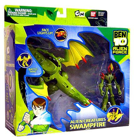 Ben 10 Alien Force Alien Creatures Swampfire Action Figure Set