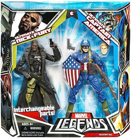 Marvel Legends Ultimates Captain America Nick Fury Action Figure 2