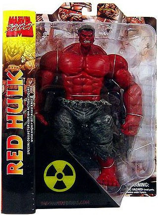 The red discount hulk toy