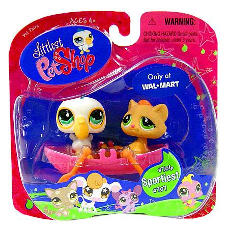 Littlest Pet Shop Pet Pairs Frog & Duck Figure 2-Pack