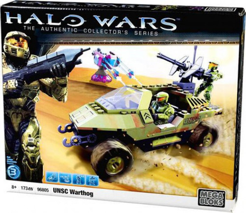 Mega Bloks Halo The Authentic Collectors Series UNSC Warthog Set