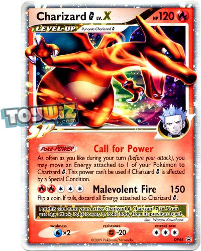 Pokemon Card Japanese Charizard Lv.X & Charizard G. Hol