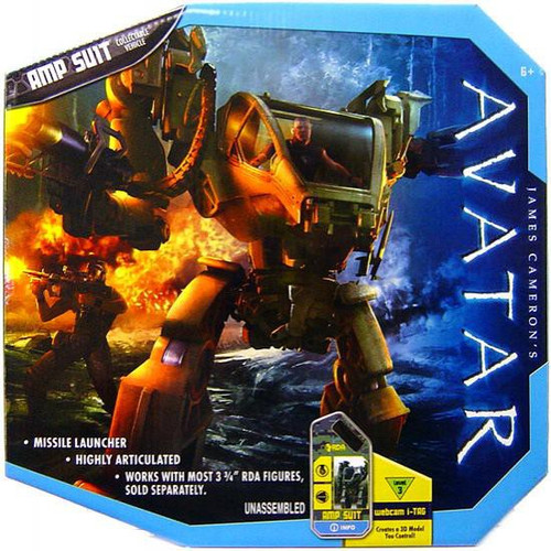 James Cameron's Avatar Combat Vehicle AMP Suit Action Figure Set