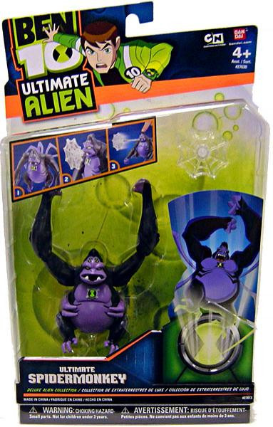 Ben 10 Ultimate Alien Ultimate Spidermonkey 4 Action Figure Bandai America  - ToyWiz