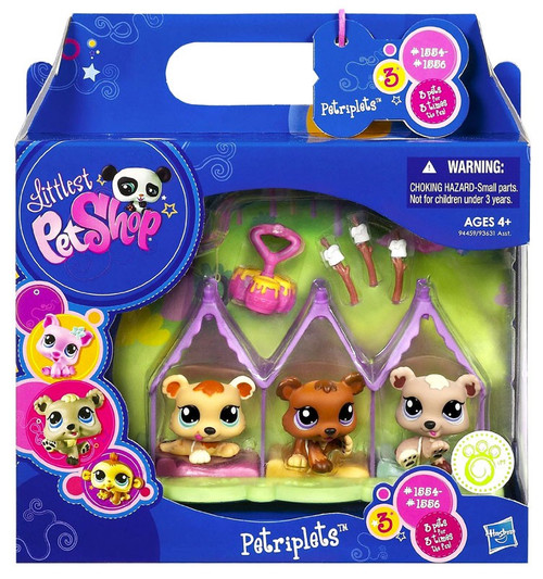 Littlest Pet Shop Petriplets Pig Figure 3-Pack 