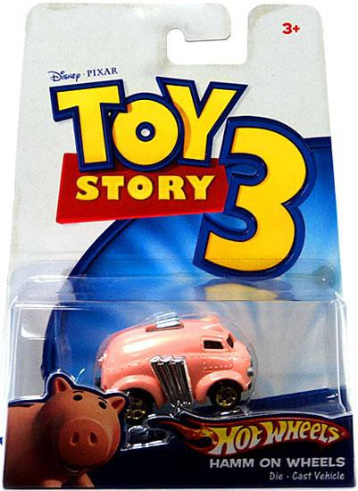Toy Story 3 Hot Wheels Hamm On Wheels Diecast Car Mattel Toys - ToyWiz