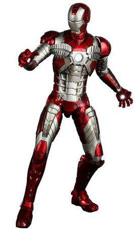 Iron Man 2 Movie Masterpiece Iron Man Mark V 16 Collectible Figure