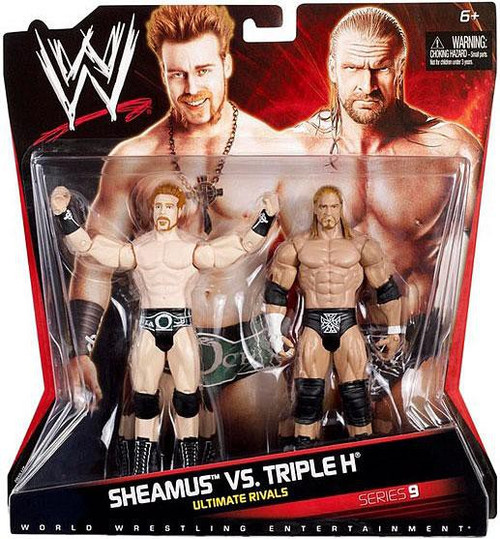 WWE Wrestling Battle Pack Series 9 Sheamus vs. Triple H Action 