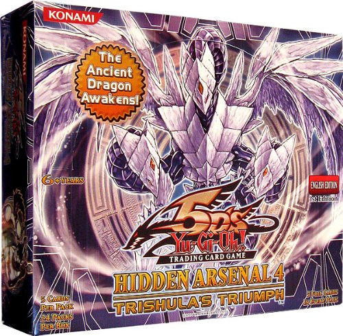 YuGiOh Hidden Arsenal 4 Trishulas Triumph Booster Box 24 Packs