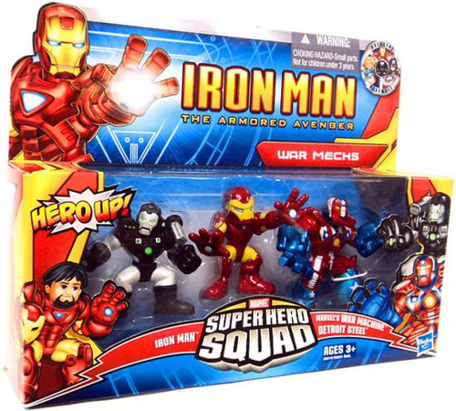 Iron Man The Armored Avenger Superhero Squad War Mechs Action