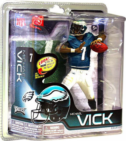 McFarlane NFL Sports Picks Series 7 Michael Vick Action Figure (White  Jersey) 