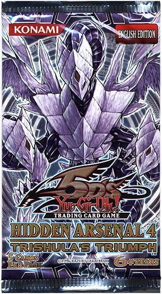 YuGiOh Hidden Arsenal 4 Trishulas Triumph Booster Pack 5 Cards Konami -  ToyWiz