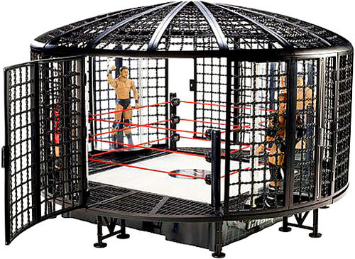 Wwe wrestling cage sale toy