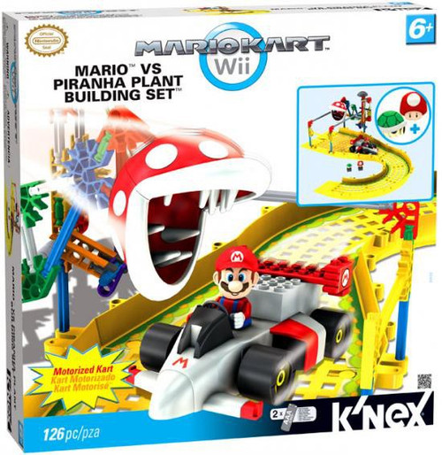 KNEX Super Mario Mario Kart Wii Mario vs. Piranha Plant Set 38468