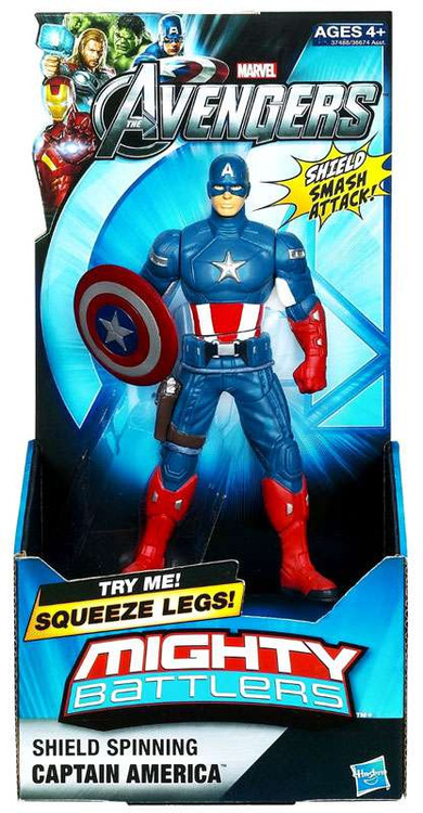 Marvel Avengers Mighty Battlers Shield Spinning Captain America