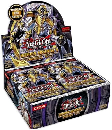 YuGiOh Hidden Arsenal 6 Omega XYZ Booster Box 24 Packs Konami - ToyWiz YuGiOh Hidden Arsenal 6 Omega XYZ Booster Box 24 Packs Konami - ToyWiz