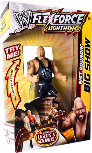 WWE Wrestling FlexForce Lightning Fist Poundin Big Show Action