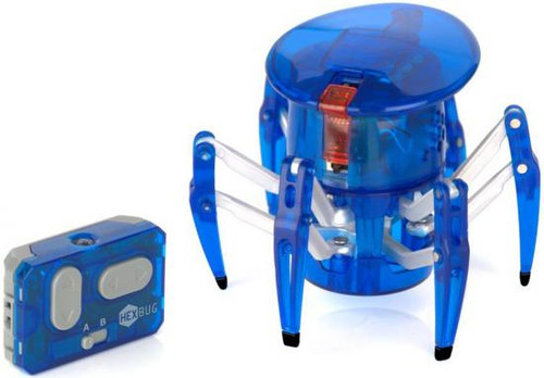 Hexbug Micro Robotic Creatures Single Figure Spider Blue - ToyWiz