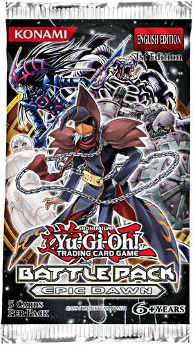 遊戯王　Battle Pack Epic Dawn YuGiOh Battle Pack Epic Dawn Booster Pack 5 Cards Konami - ToyWiz