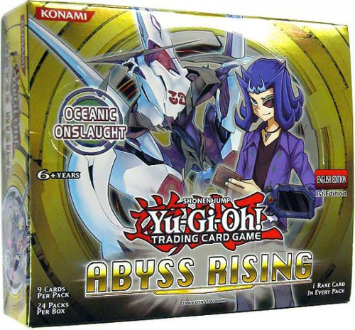 YuGiOh Abyss Rising 1st Edition Booster Box 24 Packs Konami