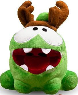 Cut The Rope 3" Plush with Clip with hat New