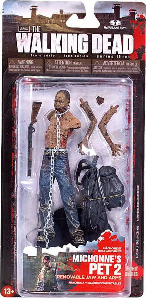 WALKING DEAD MICHONNE'S PET ゾンビフィギュア 2体 Review: McFarlane Toys The Walking Dead Michonne and Pets