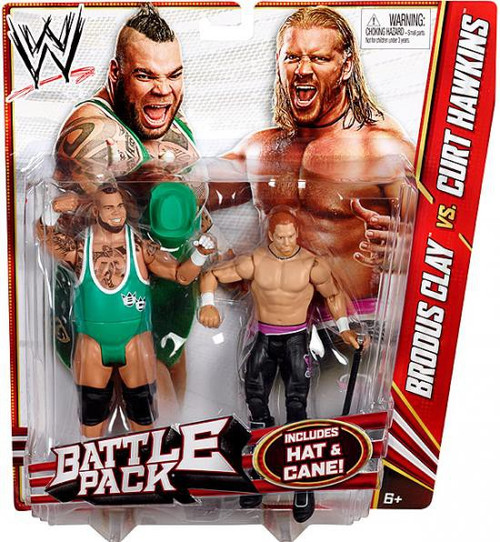 WWE Wrestling Battle Pack Series 20 Brodus Clay vs. Curt Hawkins