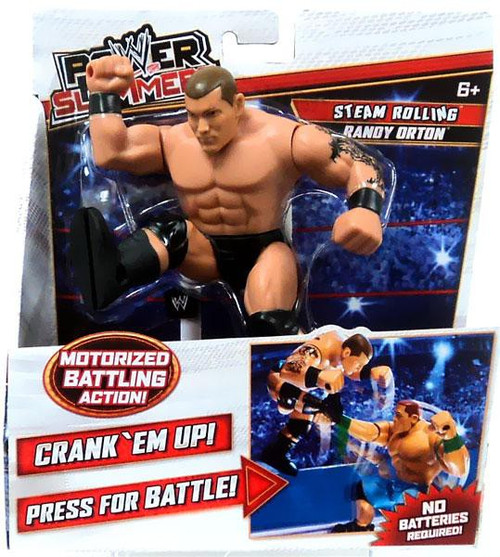 Wwe Wrestling Power Slammers Steam Rolling Randy Orton Action Figure Mattel Toys Toywiz - roblox randy orton attire