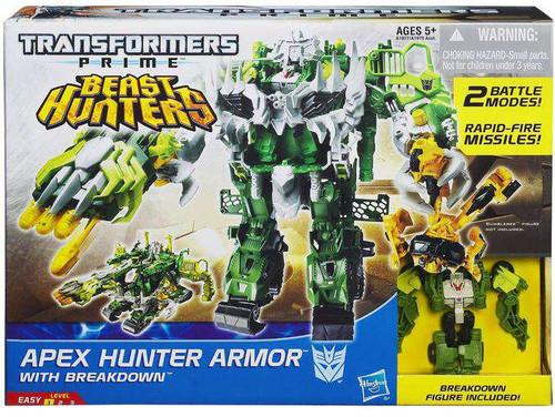 トランスフォーマー prime beast hunters セット Transformers Prime Beast Hunters Apex Hunter Armor With Breakdown