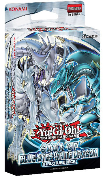 YuGiOh Trading Card Game Saga of Blue-Eyes White Dragon Structure Deck [1st  Edition]