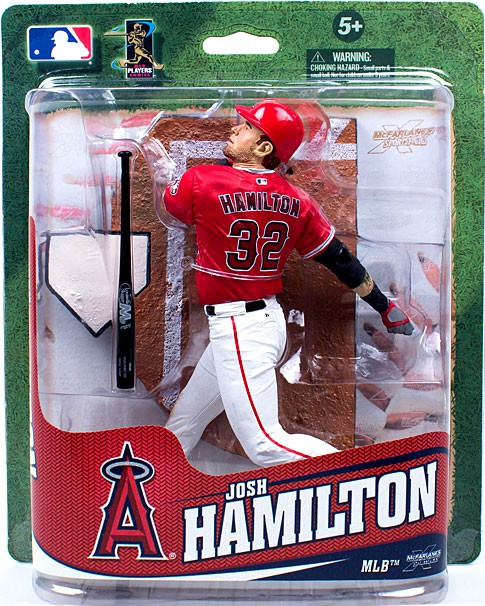 McFarlane Toys MLB Texas Rangers Sports Picks Baseball Series 29 Josh  Hamilton Action Figure Red Jersey - ToyWiz