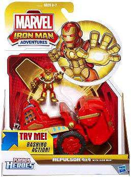 Marvel Playskool Heroes Iron Man Adventures Repulsor 4x4