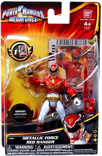 【未使用品】BANDAI POWER RANGERS MEGAFORCE レッド Power Rangers Megaforce Tokyo Vinyl Bandai Red Ranger Action