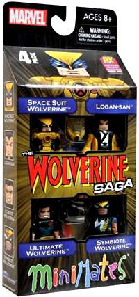 Wolverine Minimates The Wolverine Saga Exclusive Minifigure 4-Pack ...