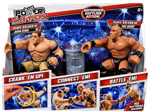 プロレス フィギュア WWF Slammers 6体セット (未開封) WWE Wrestling Battle Pack Power Slammers Hand Grabbin John Cena