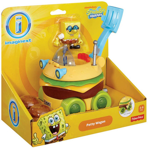 Fisher Price Spongebob Squarepants Imaginext Patty Wagon Vehicle Set