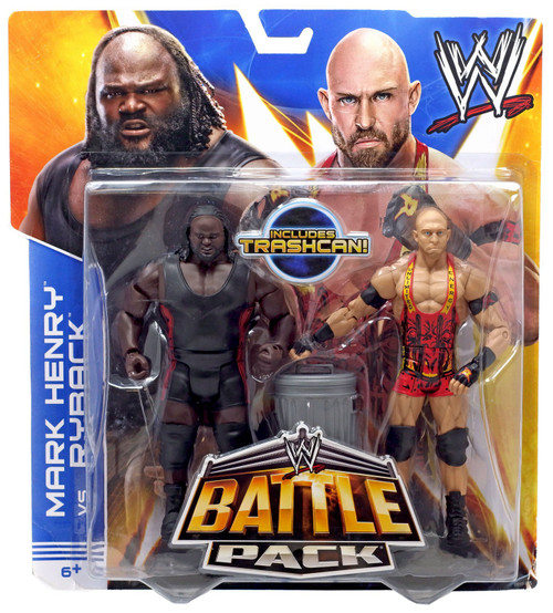 WWE Wrestling Battle Pack Series 25 Mark Henry vs. Ryback Action Figure ...