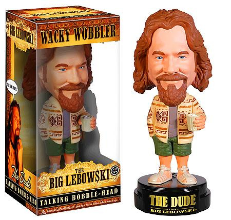 Funko The Big Lebowski Wacky Wobbler The Dude Talking Bobble Head