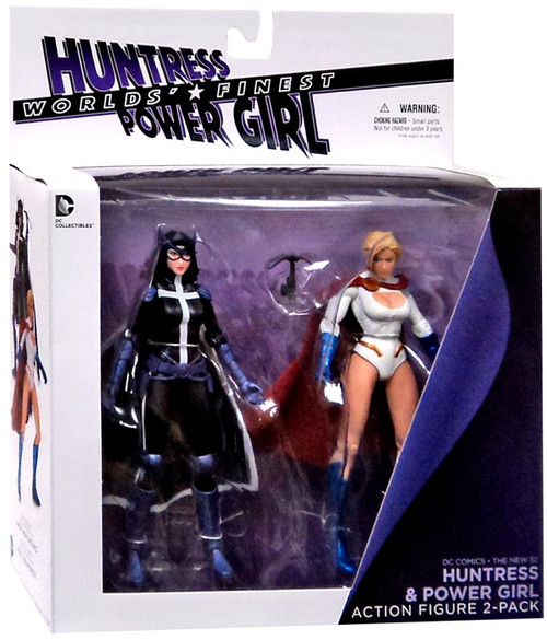 DC Justice League The New 52 Huntress Power Girl Action Figure 2
