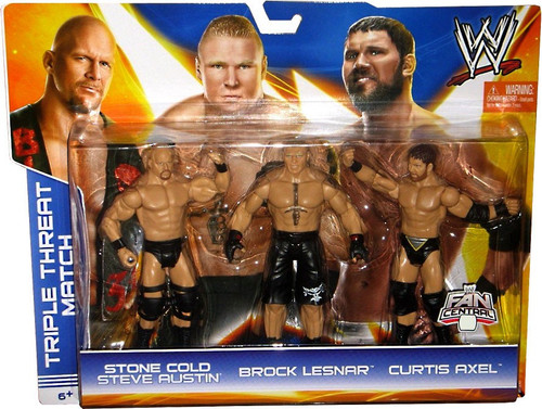 WWE Wrestling Stone Cold Steve Austin, Brock Lesnar Curtis Axel