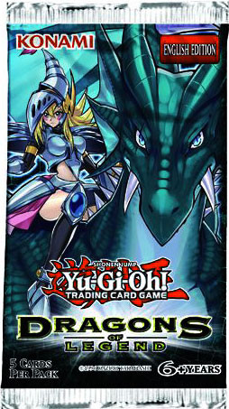 YuGiOh Dragons of Legend Booster Pack 5 Cards Konami - ToyWiz