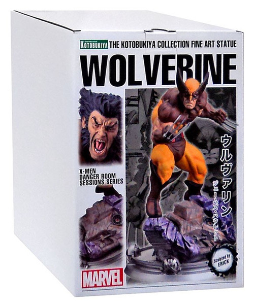 Marvel Wolverine Wolverine 16 Fine Art Statue Brown Costume Kotobukiya Toywiz - wolverine x force cowl down roblox