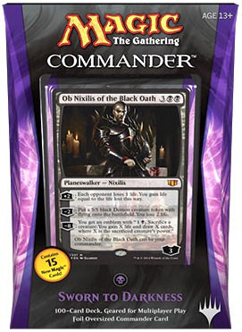 mtg commander 2014 sworn to darkness deck Magic: the Gathering (RANDOM) Wizards C14 MTG Commander Decks are a version that contains many new characters and other features that avid fans are bound to enjoy MTG - Magic the Gathering