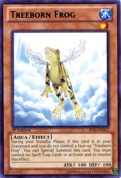 YuGiOh Battle Pack Epic Dawn Single Card Starfoil Treeborn Frog BP01-EN012  - ToyWiz