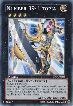 YuGiOh Star Pack 2013 Single Card Starfoil Rare Number 39 Utopia SP13-EN021  - ToyWiz